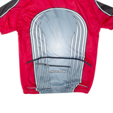 ASICS Cycling Mens Jersey Silver 1/2 Zip XL