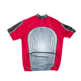 ASICS Cycling Mens Jersey Silver 1/2 Zip XL