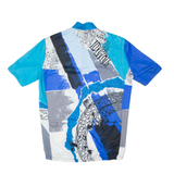 Cycling Mens Jersey Blue 1/4 Zip XL