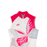 BRIKO Cycling Womens Jersey Pink Sleeveless 1/4 Zip M