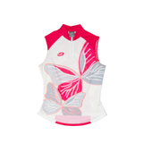 BRIKO Cycling Womens Jersey Pink Sleeveless 1/4 Zip M
