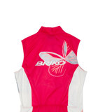 BRIKO Cycling Womens Jersey Pink Sleeveless 1/4 Zip M