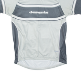 DESCENTE Cycling Mens Jersey Grey 1/2 Zip L