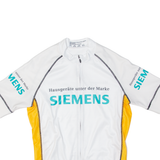 89 SPORT Cycling Full Zip Mens Jersey White M