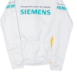 89 SPORT Cycling Full Zip Mens Jersey White Long Sleeve M