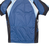 XWAVE Cycling Mens Jersey Blue 1/4 Zip M