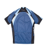 XWAVE Cycling Mens Jersey Blue 1/4 Zip M