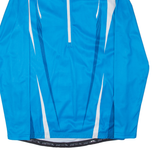 CRIVIT Cycling Mens Jersey Blue Long Sleeve 1/2 Zip M