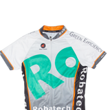 PACTIMO Cycling Full Zip Mens Jersey White S