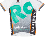 PACTIMO Cycling Full Zip Mens Jersey White S