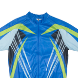 CRANE Cycling Full Zip Mens Jersey Blue 2XL