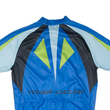 CRANE Cycling Full Zip Mens Jersey Blue 2XL