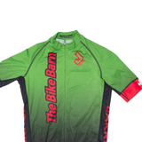 JAKROO Cycling Full Zip Mens Jersey Green S