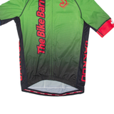 JAKROO Cycling Full Zip Mens Jersey Green S