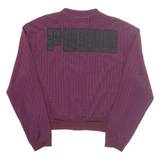 PUMA Womens Track Jacket Purple UK 12