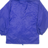 K.WAY Mens Windbreaker Jacket Blue Hooded XS