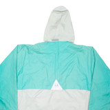 K.WAY Mens Windbreaker Jacket Green Hooded 2XL