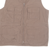 BRUGI Mens Waistcoat Brown M