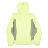 JACK WOLFSKIN Womens Rain Jacket Green Hooded UK 10