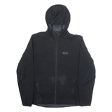 JACK WOLFSKIN Mens Rain Coat Black Hooded M
