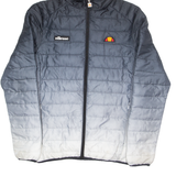 ELLESSE Mens Puffer Coat Grey Hooded S
