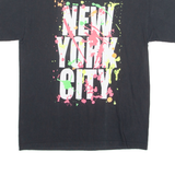 ALSTYLE New York City Mens T-Shirt Black Crew Neck L