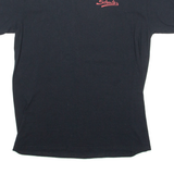 GILDAN Schwartz's Mens T-Shirt Black Crew Neck M