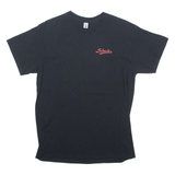 GILDAN Schwartz's Mens T-Shirt Black Crew Neck M