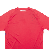 NEW BALANCE Panama FC Mens Football Shirt Jersey Red Crew Neck M
