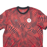 ADIDAS Mens Football Shirt Jersey Red Crew Neck M