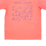 NIKE FC Basel Boys Football Shirt Jersey Pink Crew Neck XL