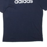 ADIDAS Mens T-Shirt Blue L