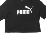 PUMA Cropped Womens T-Shirt Black S
