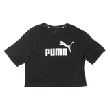PUMA Cropped Womens T-Shirt Black S