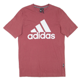 ADIDAS Mens T-Shirt Red S