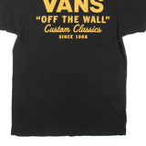 VANS Mens T-Shirt Black S