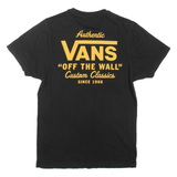 VANS Mens T-Shirt Black S