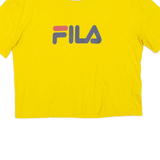 FILA Cropped Womens T-Shirt Yellow M