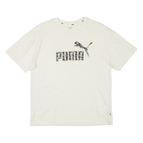 PUMA Cropped Womens T-Shirt Beige S