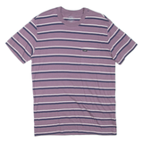 LEE Striped Mens T-Shirt Purple S