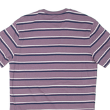 LEE Striped Mens T-Shirt Purple S