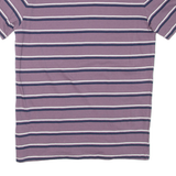 LEE Striped Mens T-Shirt Purple S
