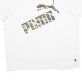 PUMA Mens T-Shirt White 2XL