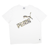 PUMA Mens T-Shirt White 2XL