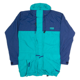 CB SPORTS Hidden Hood Mens Rain Coat Green Hooded M