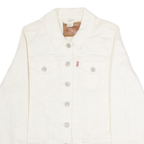 LEVI'S Womens Denim Jacket White S