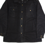 DAKOTA Mens Coat Black Hooded L