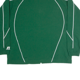 RUSSELL ATHLETIC BMCHS Basketball Mens Track Jacket Green L