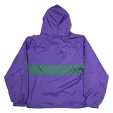 CHARLES RIVER Mens Shell Jacket Purple Nylon Hooded L