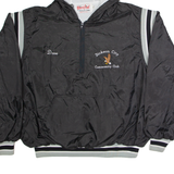 BIRDIE Dickson City Mens Shell Jacket Black Nylon Hooded XL